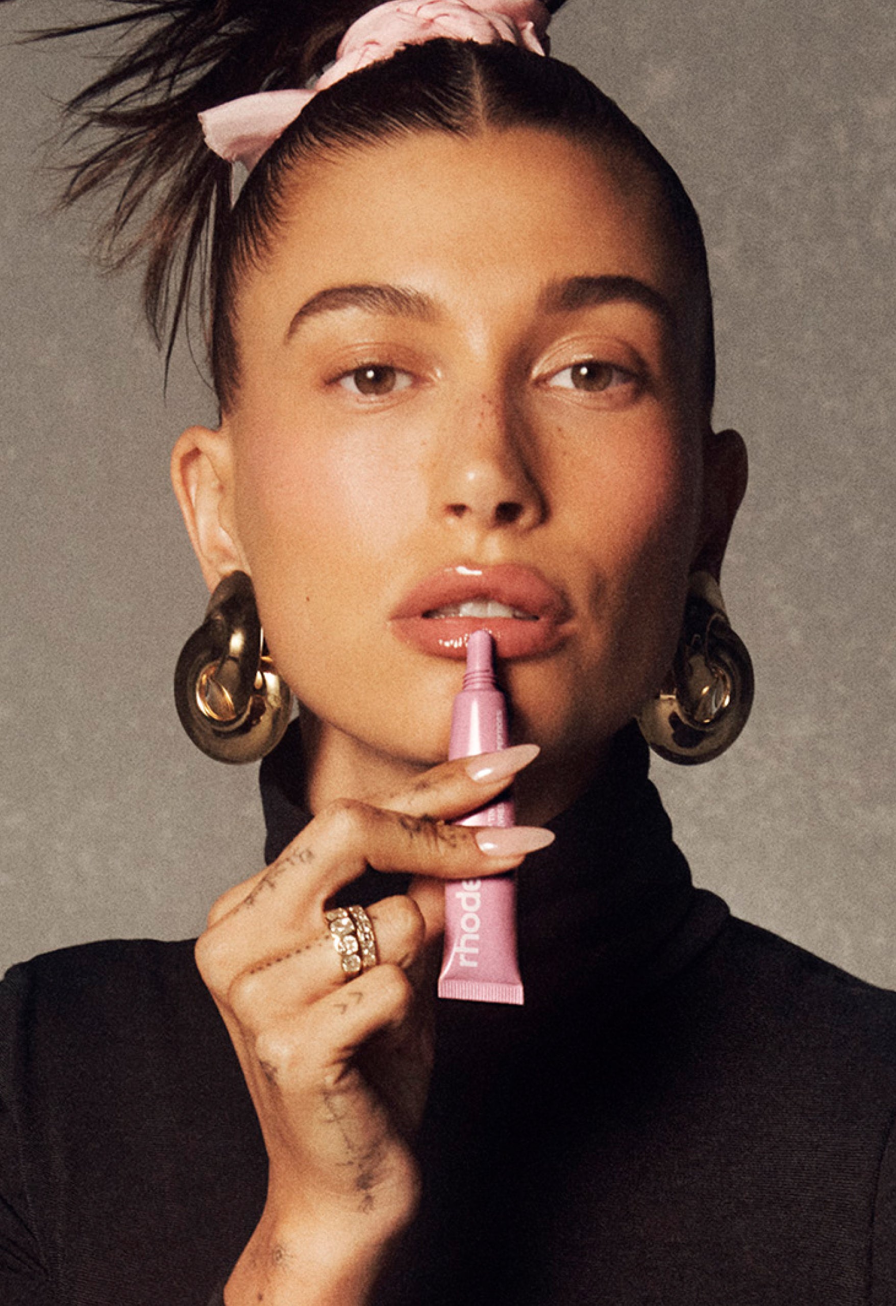 peptide lip tint ribbon - Polished Face Care in Hand